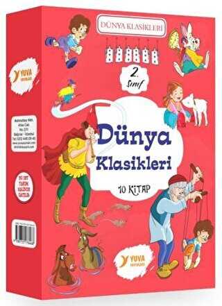 2. Sınıf Dünya Klasikleri 10 Kitap Takım - Yuva Yayınları