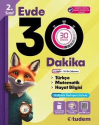 2. Sınıf Evde 30 Dakika - Tudem Yayınları - Bayilik