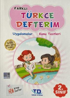 2. Sınıf Türkçe Defterim kapağı