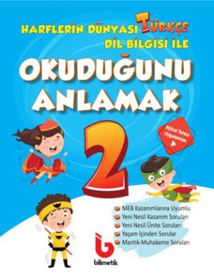 2. Sınıf Harflerin Dünyası Türkçe Dil Bilgisi ile Okuduğunu Anlamak - 1