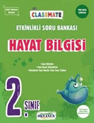 Okyanus Yayınları 2. Sınıf Hayat Bilgisi Classmate Etkinlikli Soru Bankası - 1