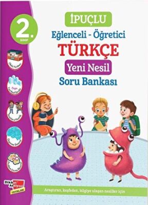 Dikkat Atölyesi Yayınları 2. Sınıf İpuçlu Eğlenceli - Öğretici Türkçe Yeni Nesil Soru Bankası - 1