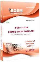 2. Sınıf Laborant ve Veteriner Sağlık Son 6 Yılın Çıkmış Sınav Soruları - Kod C206 - Egem Eğitim Yayınları
