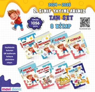 2. Sınıf Tam Set 2024 - 2025 8 Kitap - 1