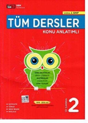 SBM Yayıncılık 2. Sınıf Tüm Dersler Konu Anlatımlı kapağı