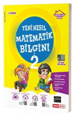 Kırmızı Beyaz Yayınları 2. Sınıf Yeni Nesil Matematik Bilgini 2. Kitap - 1