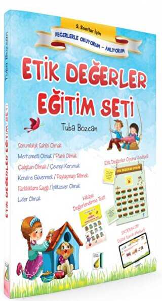 2. Sınıflar İçin Etik Değerler Eğitim Seti 10 Kitap Takım - Damla Yayınevi