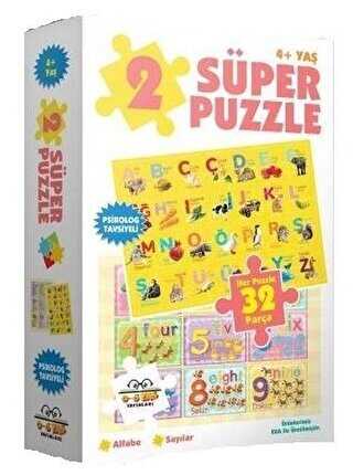 2 Süper Puzzle Alfabe - 0-6 Yaş Yayınları