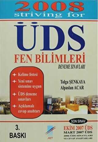 2008 ÜDS Fen Bilimleri Deneme Sınavları - 2008 Striving for ÜDS - Art Basın Yayın Hizmetleri