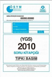 Örnek Akademi 2010 YGS ÖSYM Tıpkı Basım Soru Kitapçığı - Örnek Akademi