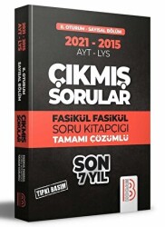2015-2021 YKS 2. Oturum Sayısal Bölüm Son 7 Yıl Tıpkı Basım Fasikül Fasikül Çıkmış Sorular - Benim Hocam Yayınları