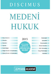 2015 KPSS - A Medeni Hukuk Konu Anlatımı - Pegem Akademi Yayıncılık