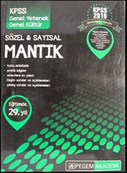 Pegem Akademi Yayıncılık 2016 KPSS Genel Yetenek Genel Kültür Sözel ve Sayısal Mantık Konu Anlatımlı - Pegem Akademi Yayıncılık