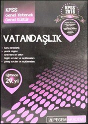2016 KPSS Genel Yetenek Genel Kültür Vatandaşlık Konu Anlatımı - Pegem Akademi Yayıncılık
