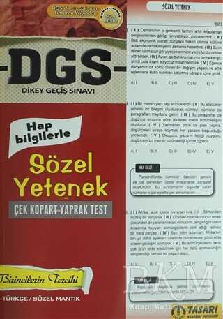 Tasarı Yayıncılık 2017 DGS Sözel Yetenek Çek Kopart Yaprak Test
