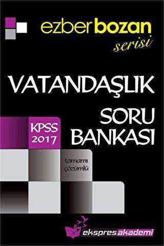 Pegem Akademi Yayıncılık 2017 KPSS Ezberbozan Serisi Vatandaşlık Tamamı Çözümlü Soru Bankası