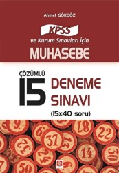 Ekin Basım Yayın KPSS Muhasebe Çözümlü 15 Deneme Sınavı - Ekin Basım Yayın