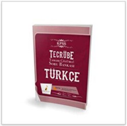 Pelikan Tıp Teknik Yayıncılık 2017 KPSS Tecrübe Türkçe Sözel Mantık Tamamı Çözümlü Soru Bankası - Pelikan Tıp Teknik Yayıncılık