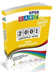 Pelikan Tıp Teknik Yayıncılık KPSS ÖABT Sınıf Öğretmenliği Alan Taraması Serisi 2001 Çözümlü Soru - Pelikan Tıp Teknik Yayıncılık