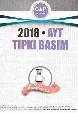 Çap Yayınları 2018 AYT Tıpkı Basım