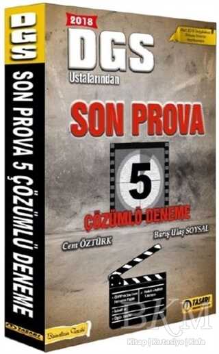 Tasarı Yayıncılık 2018 DGS Öncesi Son Prova Çözümlü 5 Fasikül Deneme - 1
