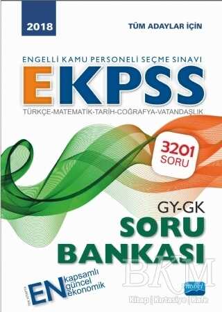Nobel Sınav Yayınları 2018 Engelli Kamu Personeli Seçme Sınavı- EKPSS Soru Bankası