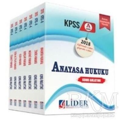 Lider Yayınları 2018 KPSS A Grubu Hukuk Konu Anlatım Seti - 1