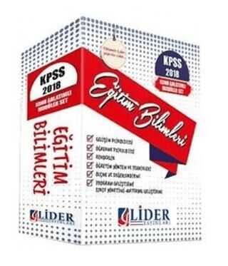 Lider Yayınları 2018 KPSS Eğitim Bilimleri Konu Anlatımlı Modüler Set 6 Kitap Takım - 1