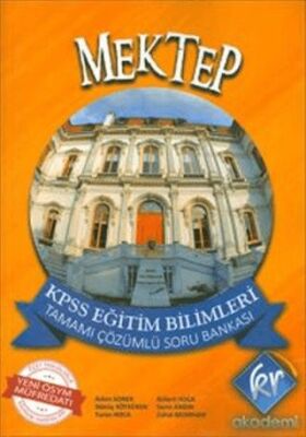 KPSS Eğitim Bilimleri Mektep Tamamı Çözümlü Soru Bankası - 1