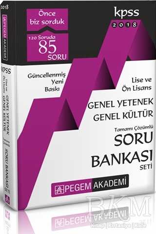 Pegem Akademi Yayıncılık 2018 KPSS Genel Yetenek - Genel Kültür Tamamı Çözümlü Soru Bankası - Pegem Akademi Yayıncılık