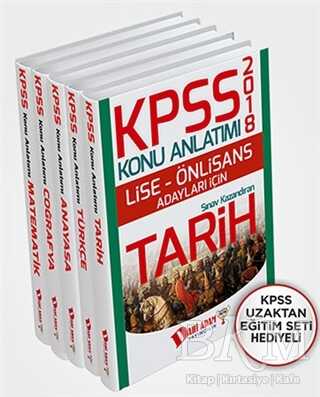 Dahi Adam Yayıncılık 2018 KPSS Lise Ön Lisans Adayları İçin Konu Anlatımı 5 Kitap Set - Dahi Adam Yayıncılık
