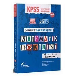 Doktrin Yayınları 2018 KPSS Matematik Doktrini Çözümlü Soru Bankası - 1