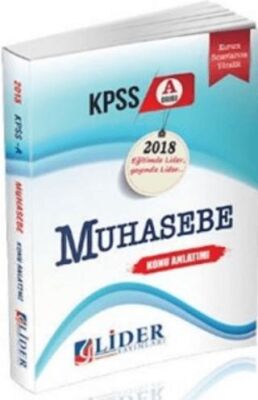 Lider Yayınları 2018 KPSS Muhasebe Konu Anlatımlı - 1