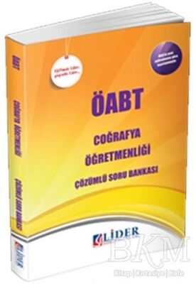 Lider Yayınları 2018 ÖABT Coğrafya Öğretmenliği Çözümlü Soru Bankası - 1