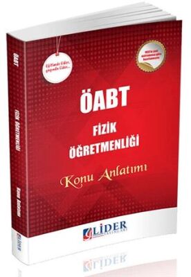 Lider Yayınları 2018 KPSS ÖABT Fizik Öğretmenliği Konu Anlatımı - 1