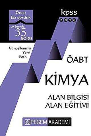 Pegem Akademi Yayıncılık 2018 KPSS ÖABT Kimya Konu Anlatımlı - Pegem Akademi Yayıncılık