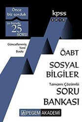 2018 KPSS ÖABT Sosyal Bilgiler Tamamı Çözümlü Soru Bankası - 2