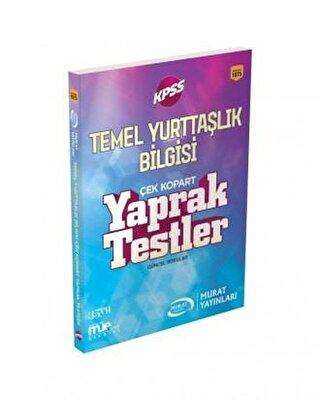 Murat Yayınları 2018 KPSS Temel Yurttaşlık Bilgisi Çek Kopart Yaprak Testler - Murat Yayınları