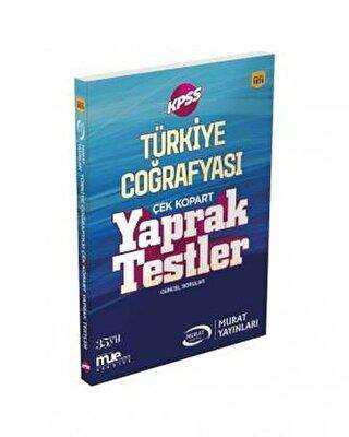Murat Yayınları 2018 KPSS Türkiye Coğrafyası Çek Kopart Yaprak Testler - Murat Yayınları