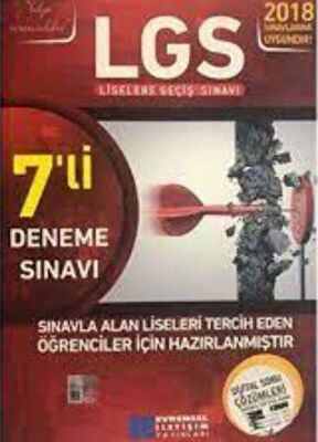 Evrensel İletişim Yayınları 2018 LGS 7`li Deneme Sınavı Video Çözümlü TEOG 2 Tüm Dersler Sıralı Denemeli Soru Bankası Hediyeli - 1