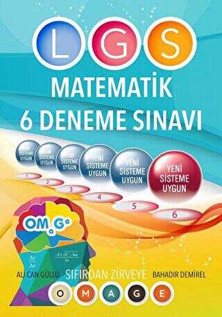 Omage Yayınları 8. Sınıf Omage Lgs Matematik 6 Deneme Sınavı