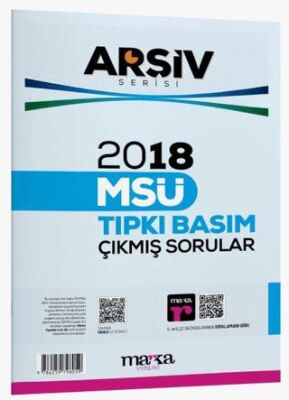 Marka Yayınları 2018 MSÜ Çıkmış Sorular Tamamı Video Çözümlü - 1
