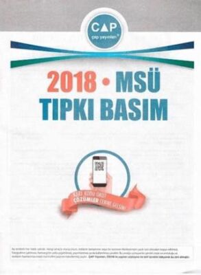 Çap Yayınları 2018 MSÜ Tıpkı Basım - 1