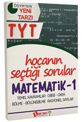 Dahi Adam Yayıncılık 2018 TYT Hocanın Seçtiği Sorular Matematik 1 Soru Bankası - Dahi Adam Yayıncılık