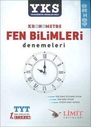 TYT Kronometre Fen Bilimleri Denemeleri 1. Oturum - Limit Yayınları
