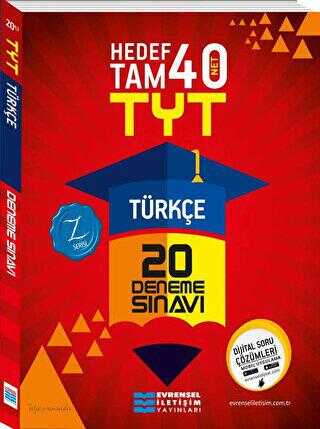 Evrensel İletişim Yayınları 2018 TYT Türkçe Video Çözümlü 20’li Deneme Sınavı 1. Oturum