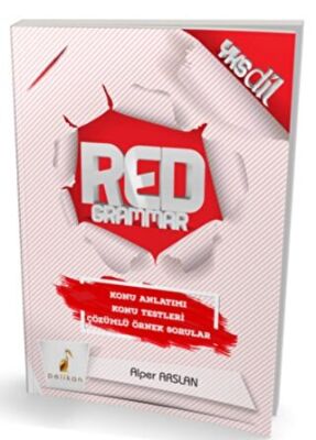 Pelikan Tıp Teknik Yayıncılık YKS - DİL Red Grammar Konu Anlatımı Konu Testleri Çözümlü Örnek Sorular - 1