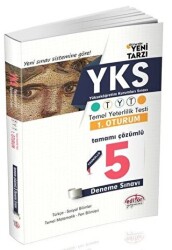Editör Yayınevi 2018 YKS TYT 1.Oturum Tamamı Çözümlü 5 Fasikül Deneme - Editör Yayınevi