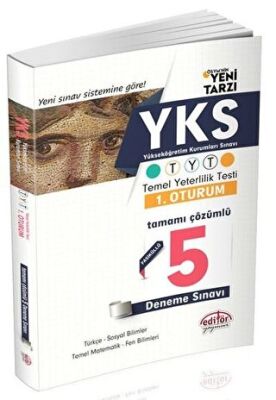 Editör Yayınevi 2018 YKS TYT 1.Oturum Tamamı Çözümlü 5 Fasikül Deneme - 1