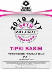 Örnek Akademi 2019 AYT ÖSYM Orjinal Soruları Tıpkı Basım - Örnek Akademi